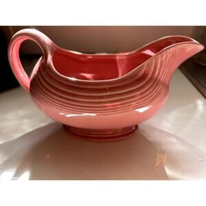 Fiesta Vintage Retired Color Rose Sauce Gravy Boat